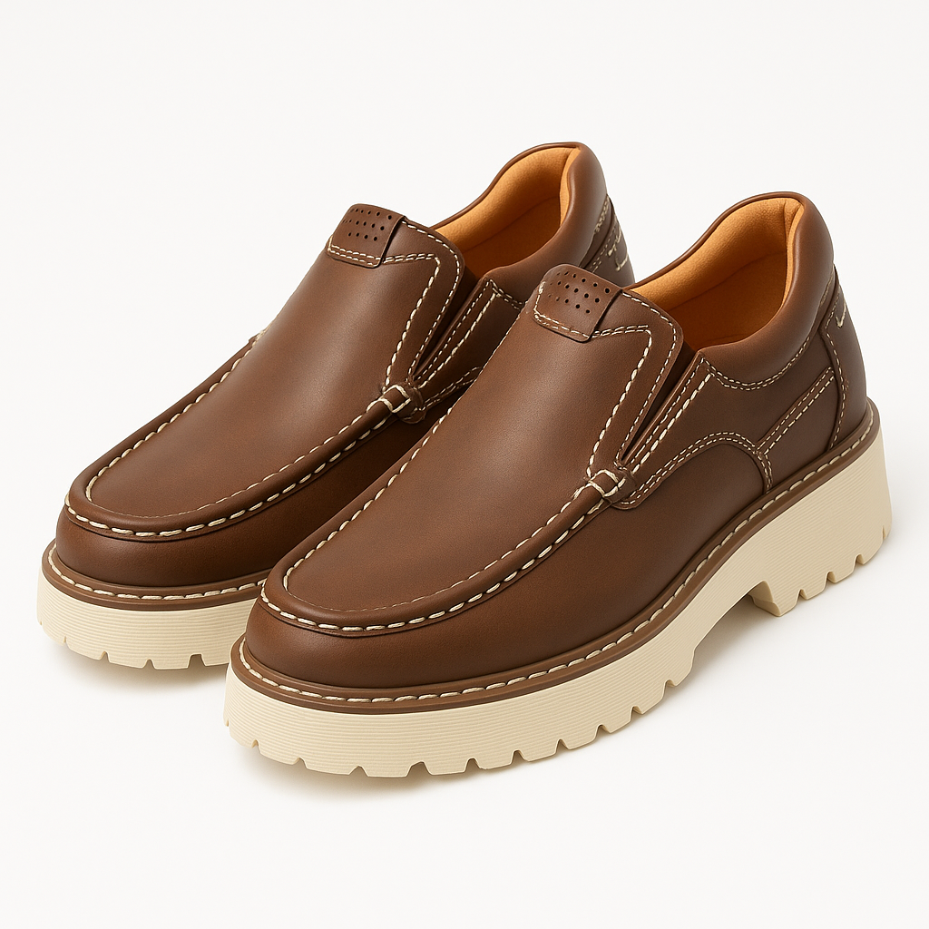 Mens Oxford Shoes Genuine Leather Classic Fit - BritishMode