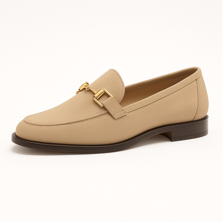 Mens Leather Slip-On Loafers Casual Fit
