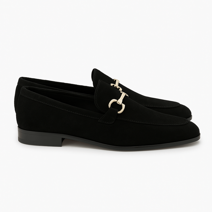 Mens Leather Slip-On Loafers Casual Fit