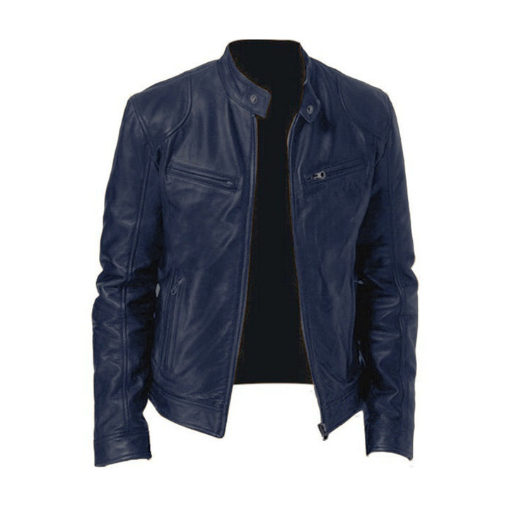 Mens Leather Jacket Classic Fit