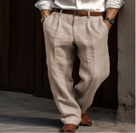 Mens Summer Pants Breathable Relaxed Fit