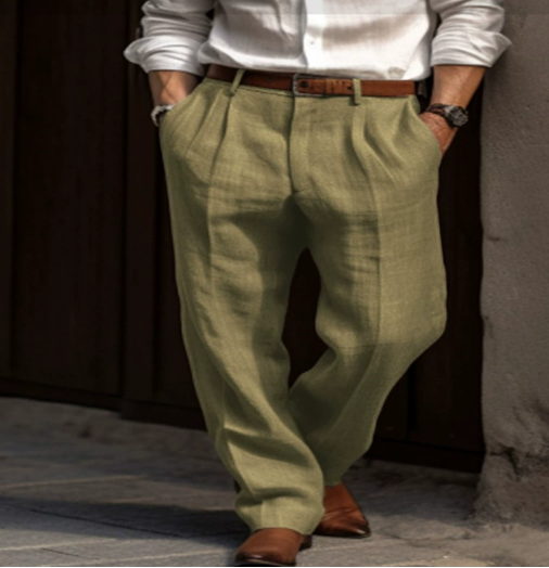 Mens Summer Pants Breathable Relaxed Fit