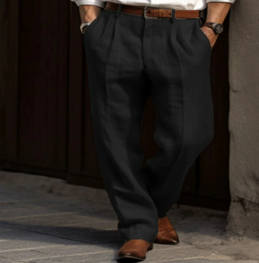 Mens Summer Pants Breathable Relaxed Fit - BritishMode