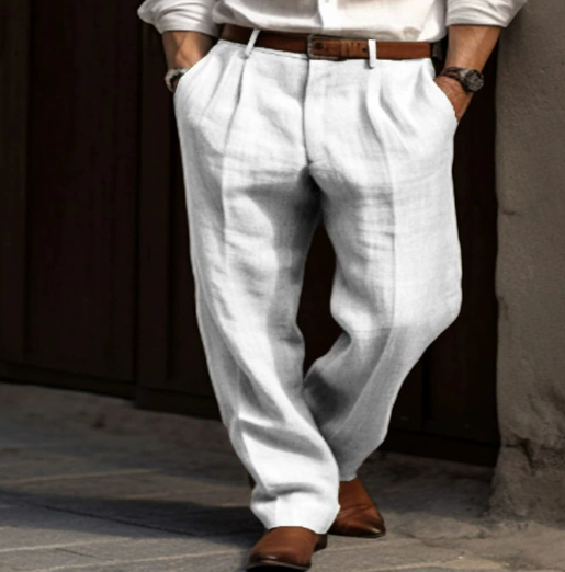 Mens Summer Pants Breathable Relaxed Fit