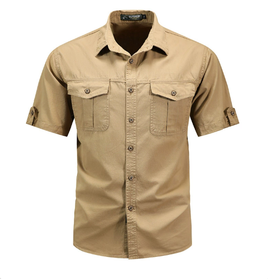 Mens Outdoor Adventure Shirt Durable Fabric