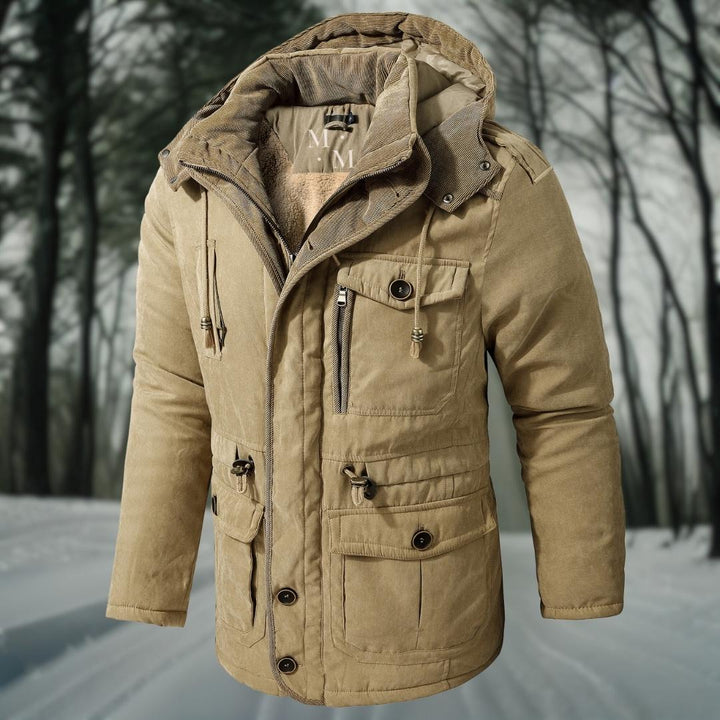 Mens Winter Jacket Insulated Warm Fit