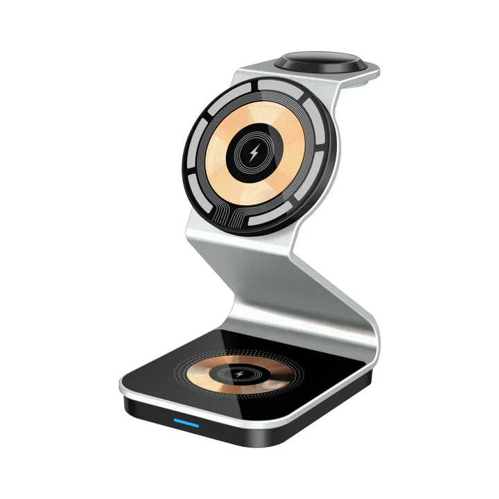 Wireless Charging Pad Compact 3-in-1 Fast Charging