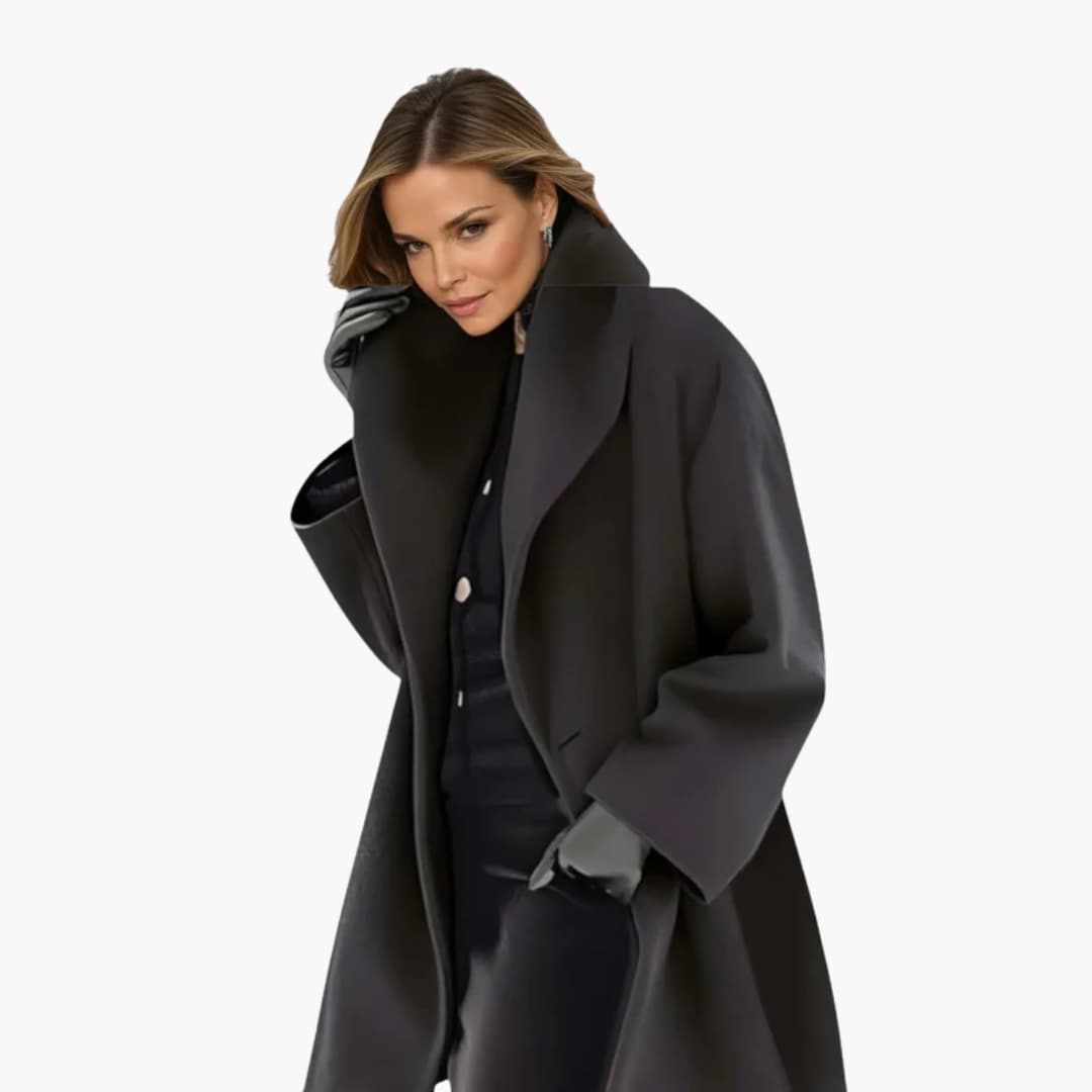Womens Wool Oversized Coat Warm Winter Parka Style