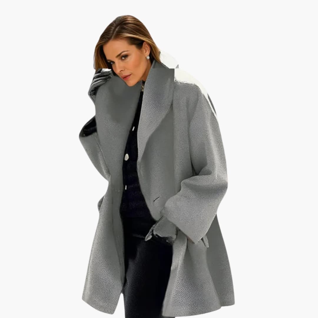 Womens Wool Oversized Coat Warm Winter Parka Style