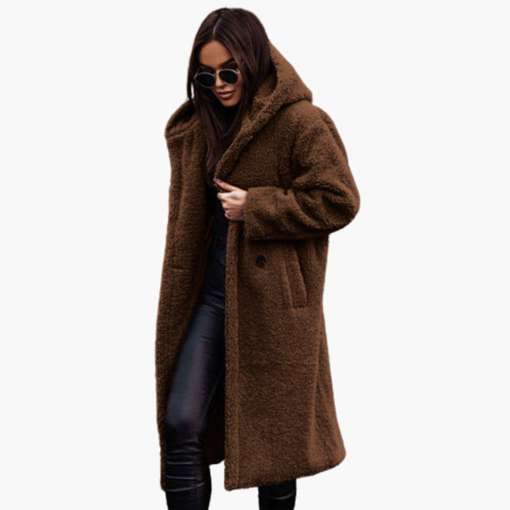 Womens Faux Fur Parka Waterproof Cozy Winter Coat
