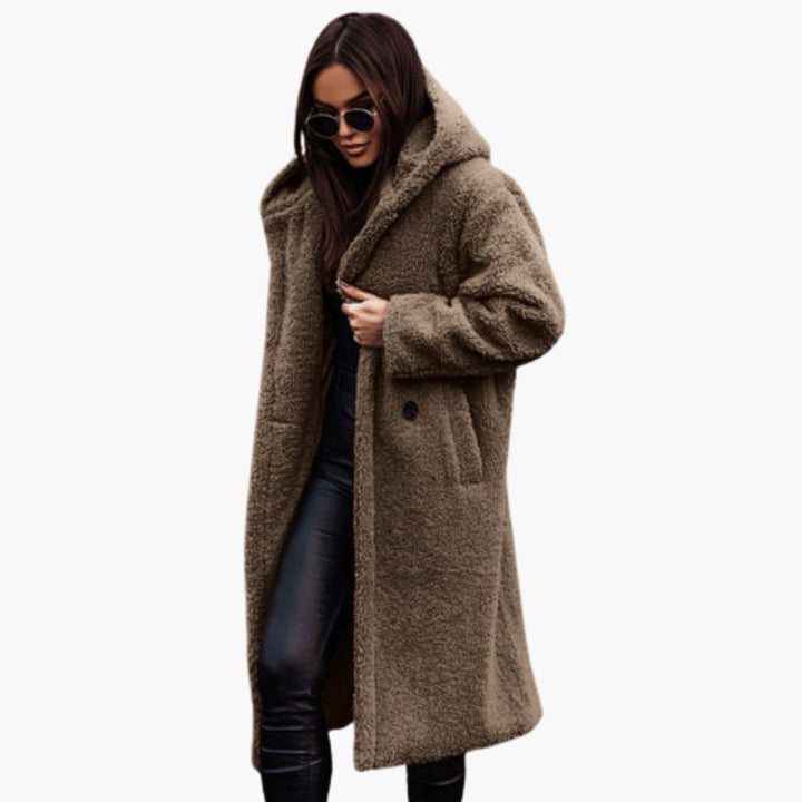 Womens Faux Fur Parka Waterproof Cozy Winter Coat
