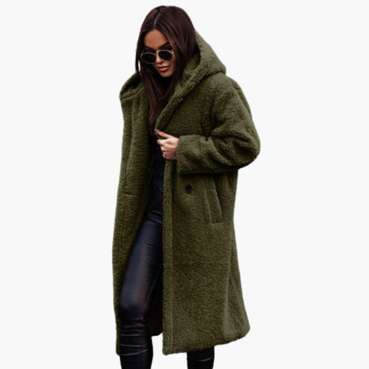 Womens Faux Fur Parka Waterproof Cozy Winter Coat