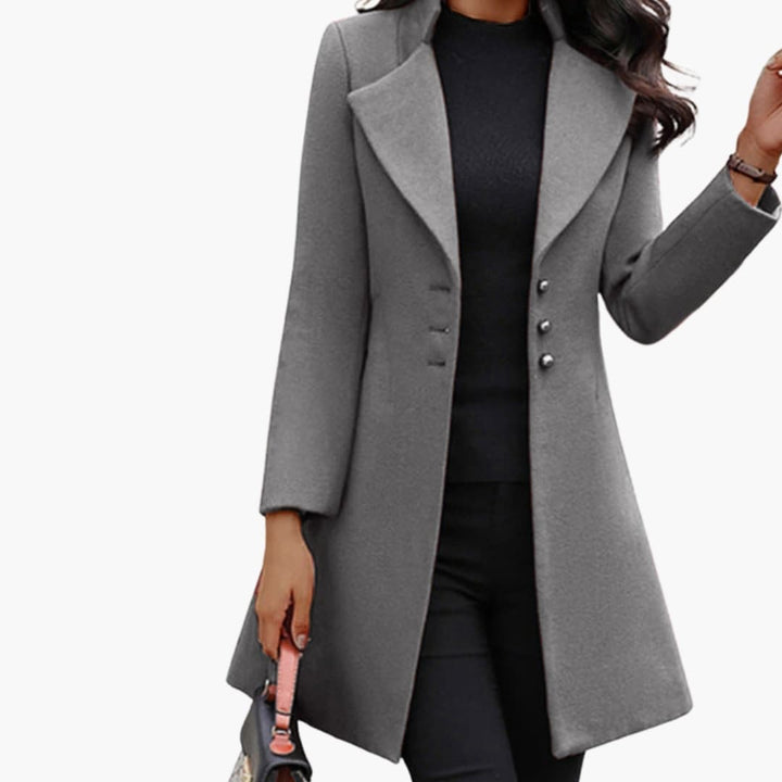 Womens Trench Coat Classic Fit Cotton Blend