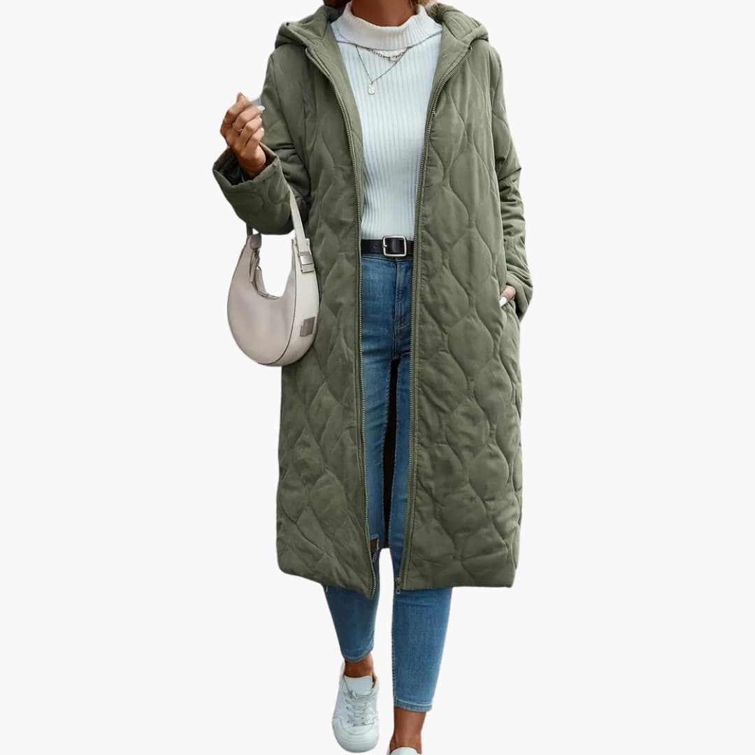 Womens Parka Coat Insulated Warm Fit - BritishMode