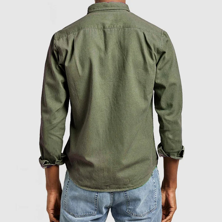 Mens Classic Button-Down Shirt Regular Fit