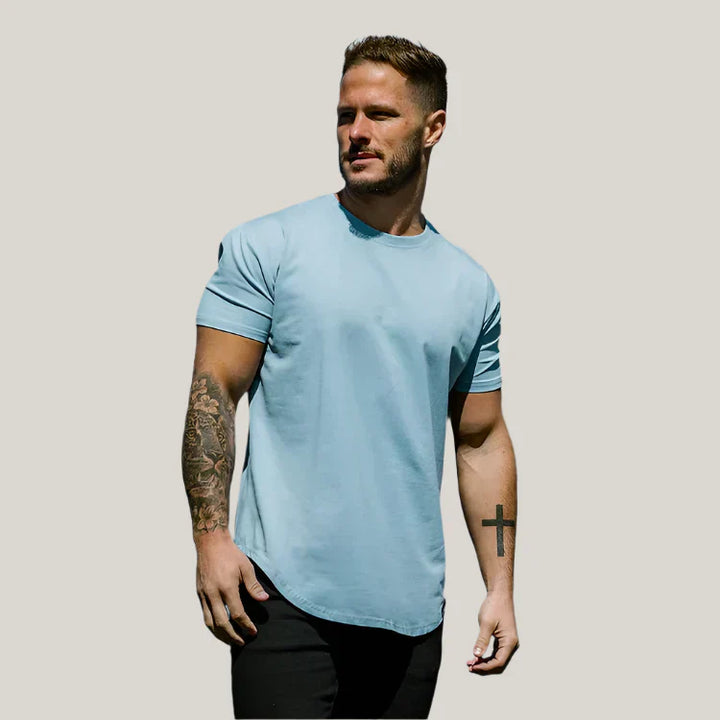 Mens Body-Sculpting Dynamic T-Shirt Slim Fit - BritishMode