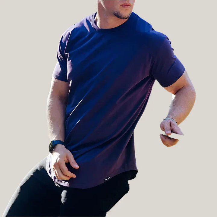 Mens Body-Sculpting Dynamic T-Shirt Slim Fit