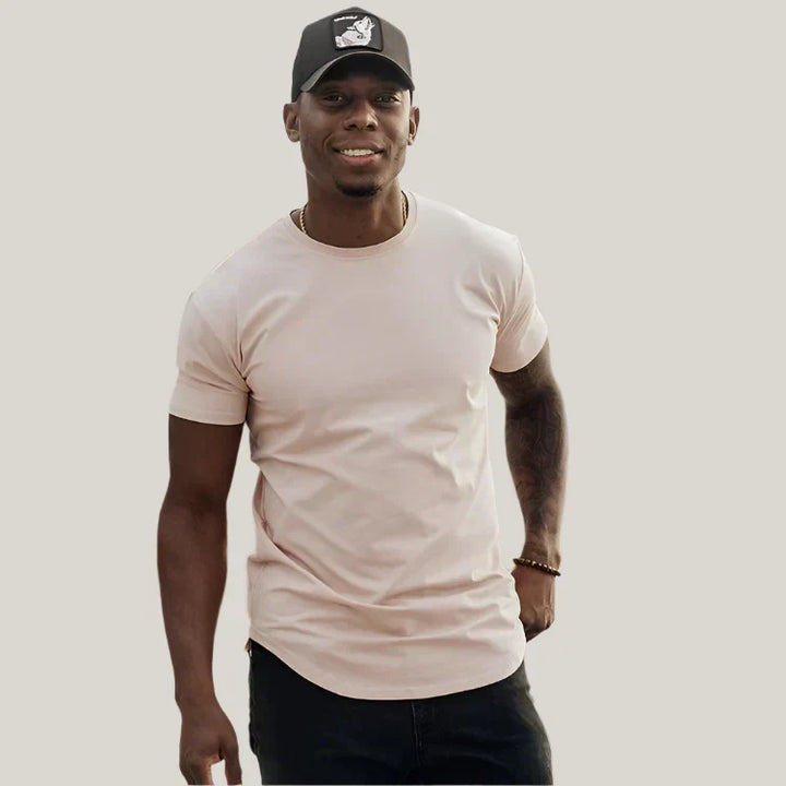 Mens Body-Sculpting Dynamic T-Shirt Slim Fit