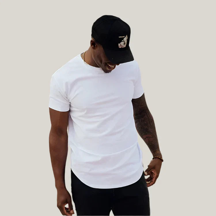 Mens Body-Sculpting Dynamic T-Shirt Slim Fit