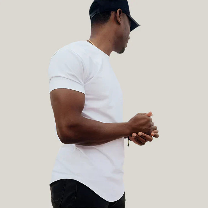 Mens Body-Sculpting Dynamic T-Shirt Slim Fit