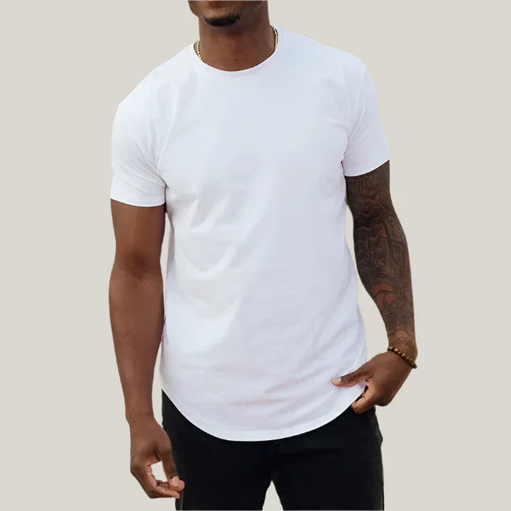 Mens Body-Sculpting Dynamic T-Shirt Slim Fit