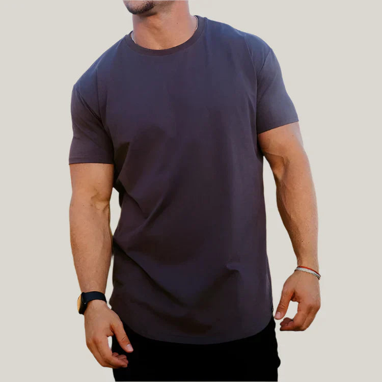 Mens Body-Sculpting Dynamic T-Shirt Slim Fit