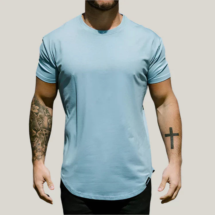 Mens Body-Sculpting Dynamic T-Shirt Slim Fit