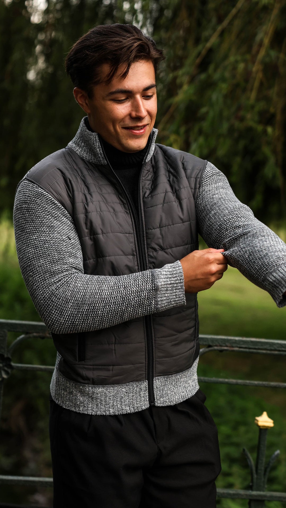 Mens Bomber Jacket Padded Insulated Fit - BritishMode