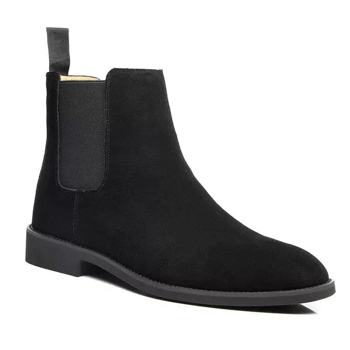Mens Chelsea Boots Suede Slip-On