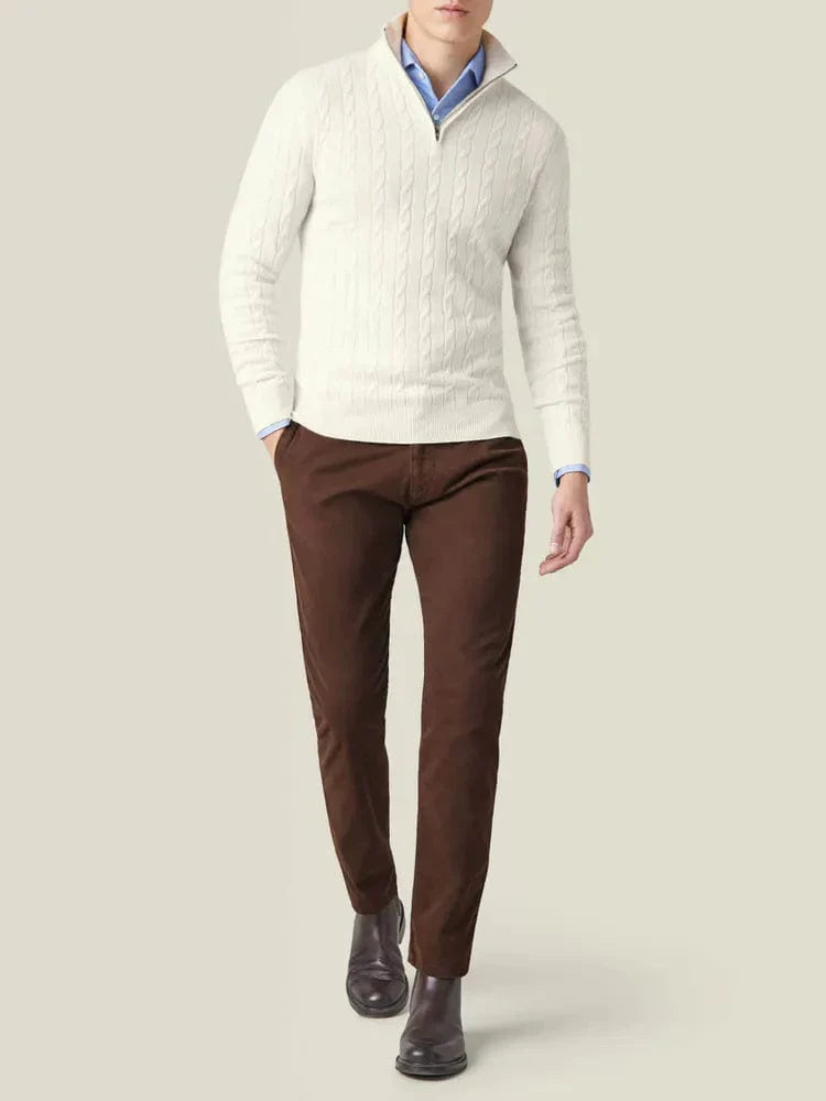 Unisex Zip-Up Jumper with Timeless Design
