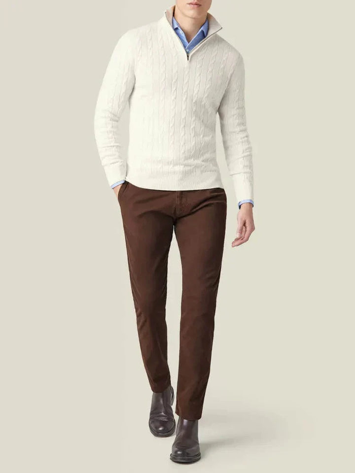 Unisex Zip-Up Jumper with Timeless Design