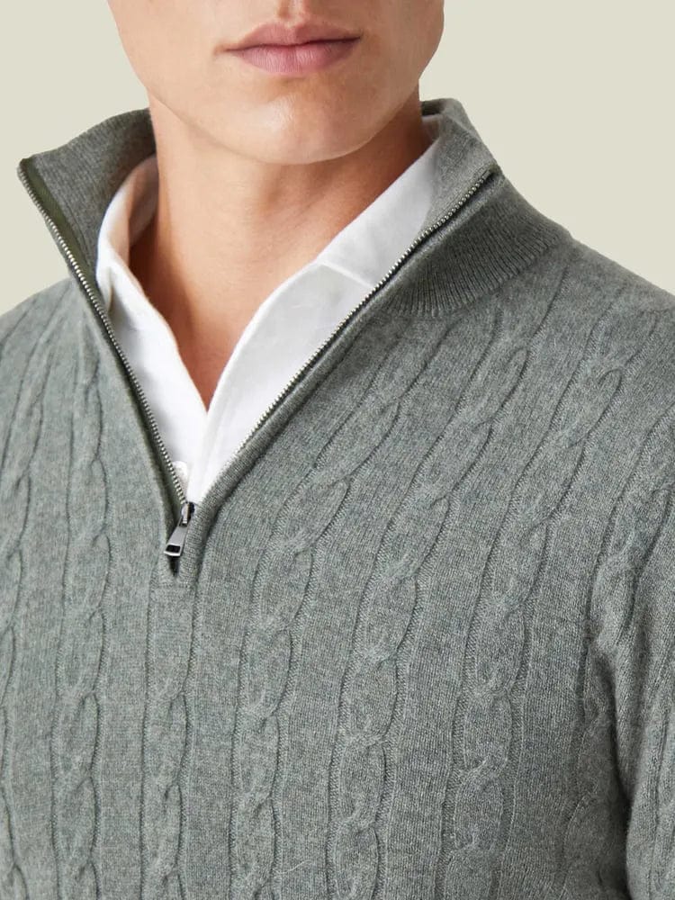 Unisex Zip-Up Jumper with Timeless Design