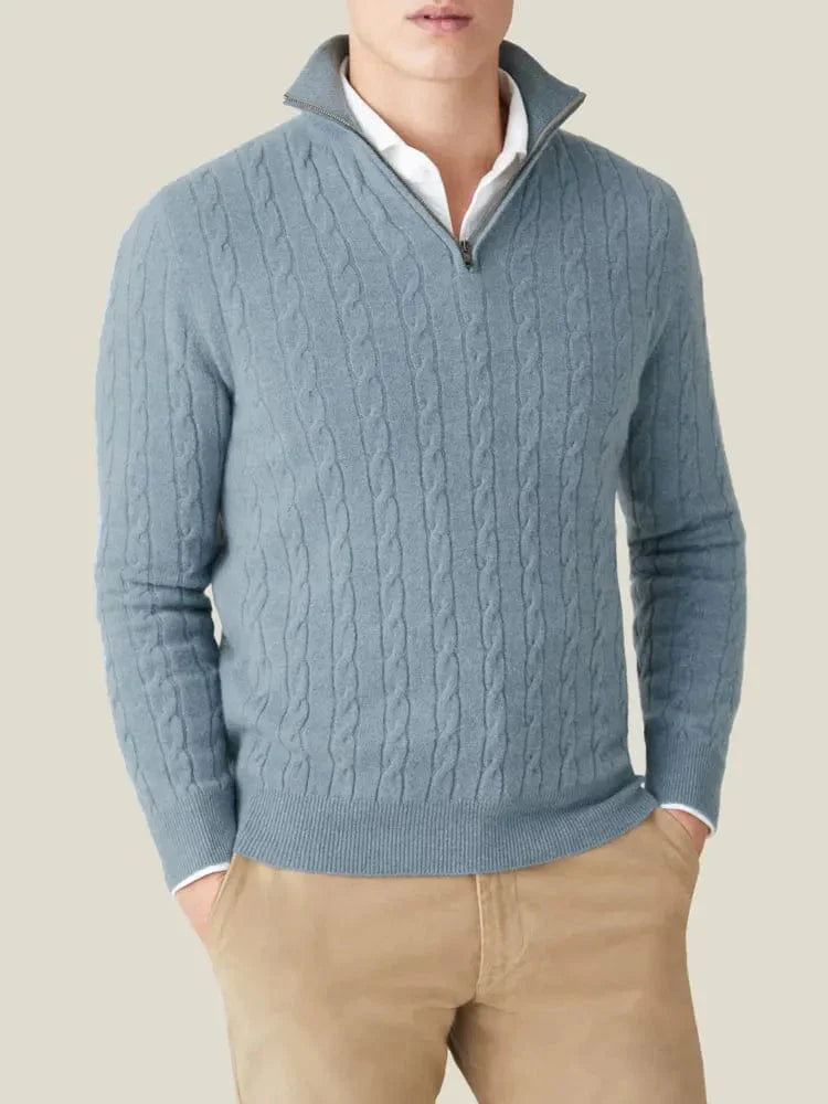 Unisex Zip-Up Jumper with Timeless Design