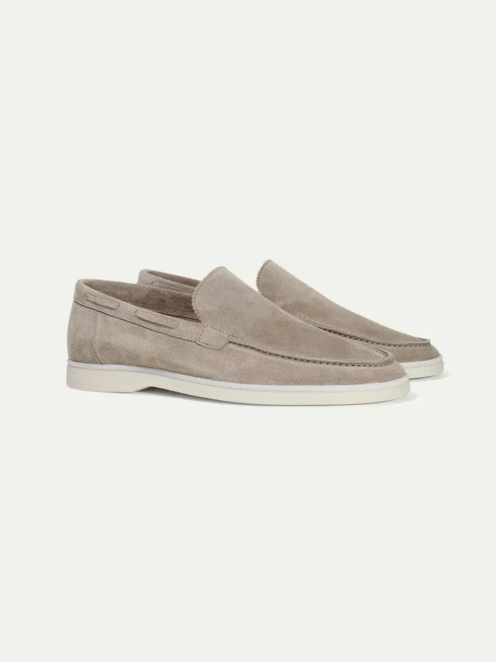 Mens Moccasin Loafers Suede Rawhide - BritishMode