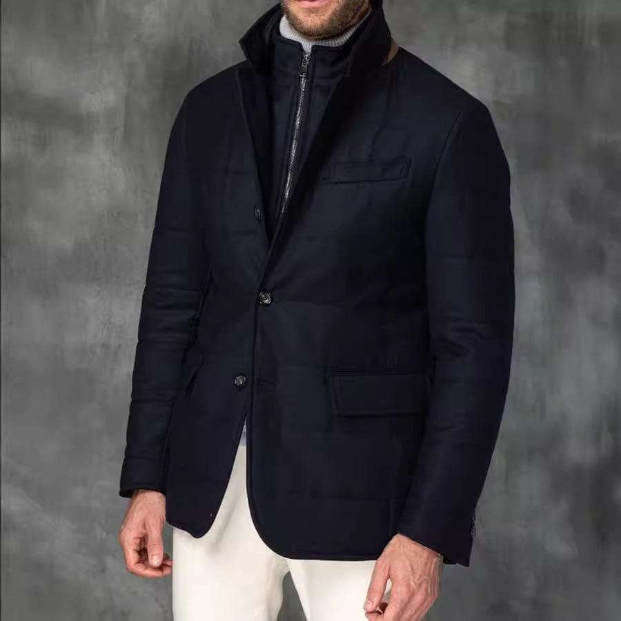 Mens Quilted Jacket Tailored Fit - BritishMode