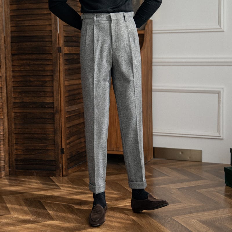 Mens Vintage Classic Pants Regular Fit