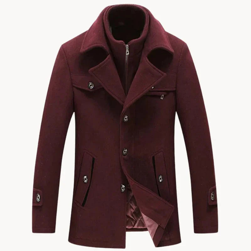 Mens Tailored Winter Coat Classic Fit
