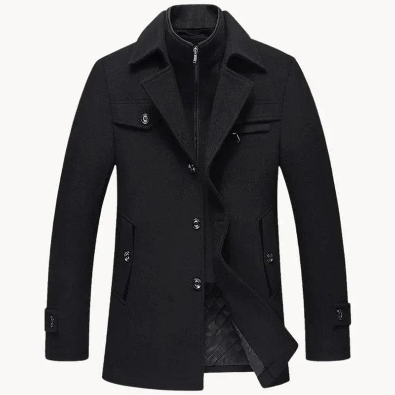 Mens Tailored Winter Coat Classic Fit