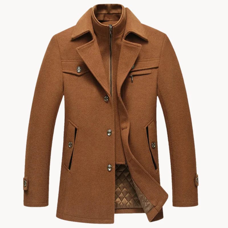 Mens Tailored Winter Coat Classic Fit