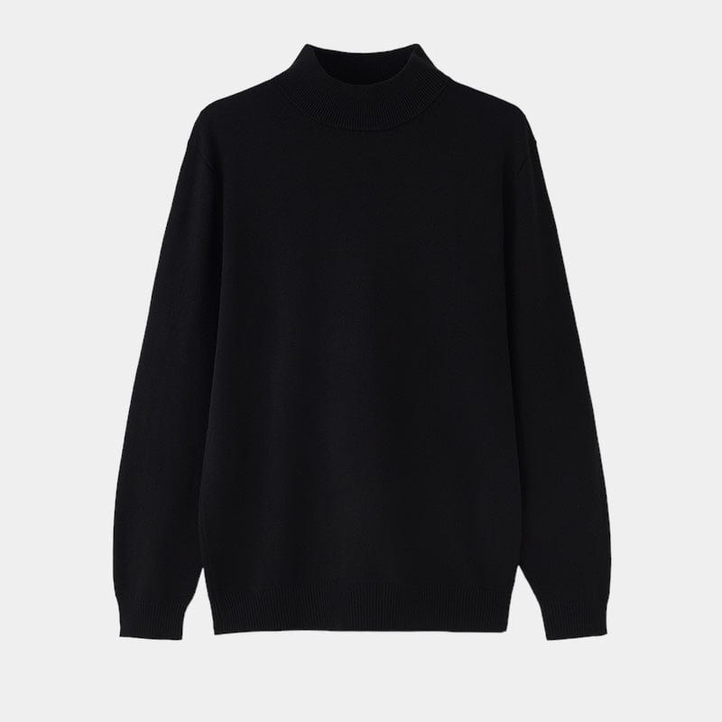 Womens Turtleneck Sweater Wool Blend Regular Fit