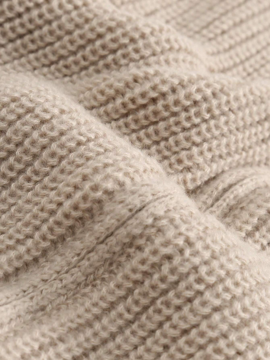 Mens Knitted Cardigan with Collar Relaxed Fit