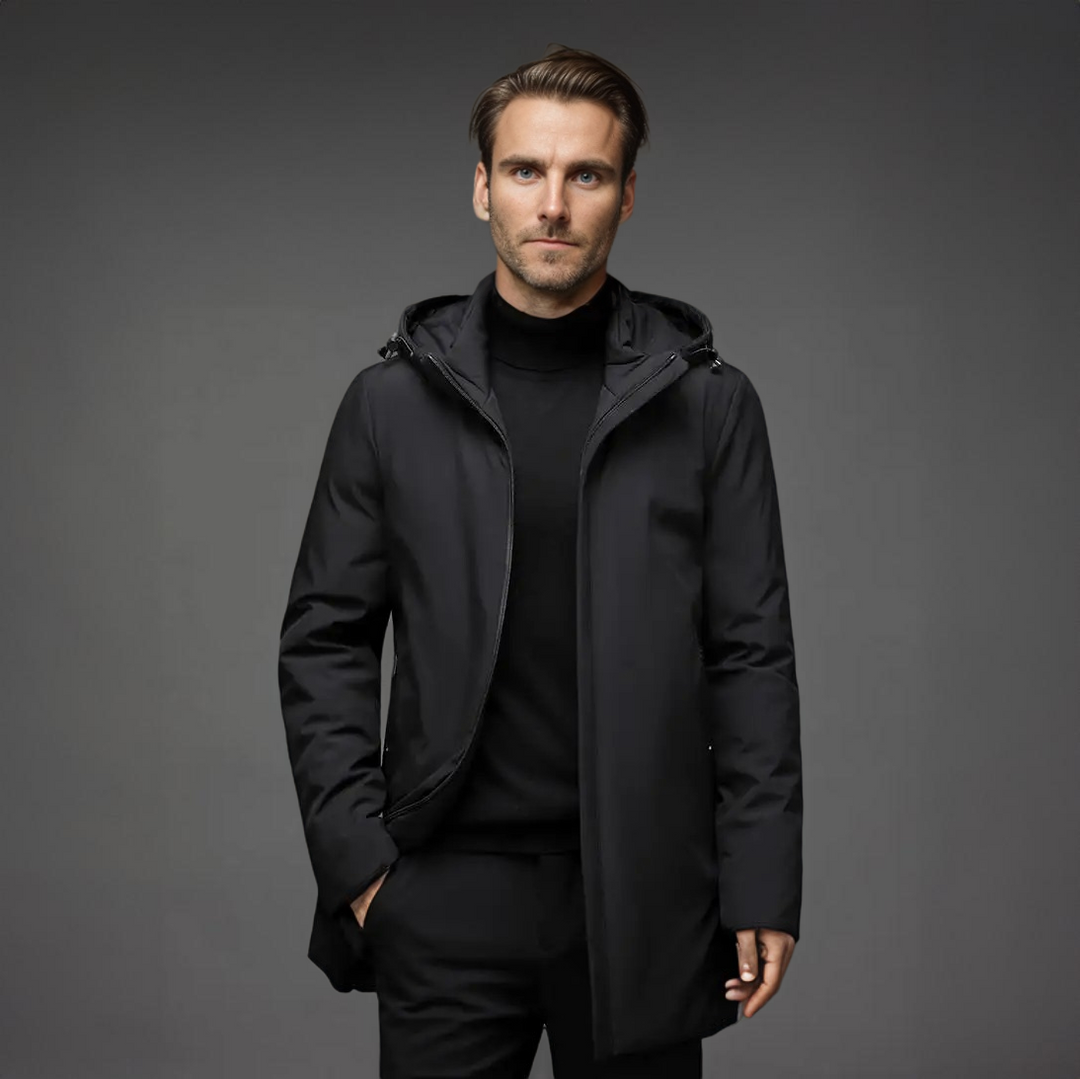 Mens Winter Parka Coat Insulated Warm Fit - BritishMode