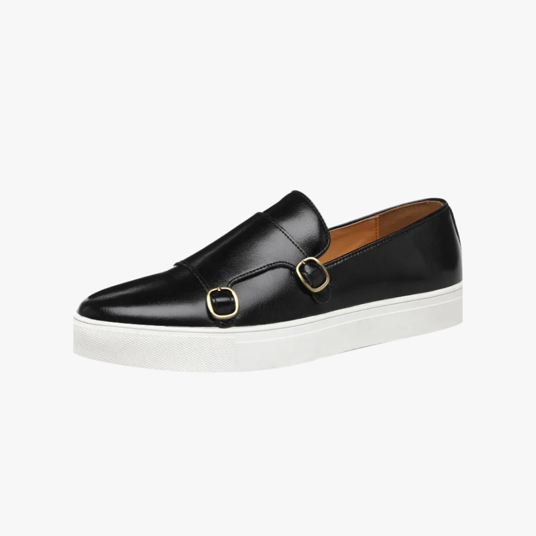 Mens Leather Loafers Slip-On Classic Style