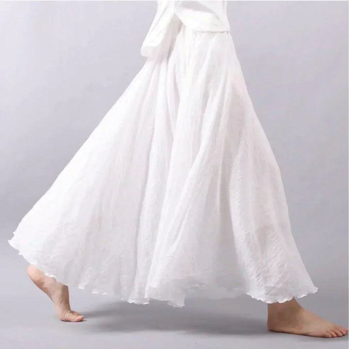 Womens Long Flowing Skirt Bohemian Style