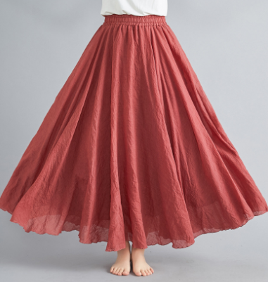 Womens Long Flowing Skirt Bohemian Style