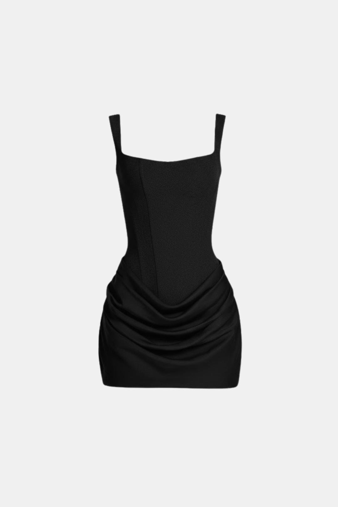 Womens Satin Sculpt Mini Dress