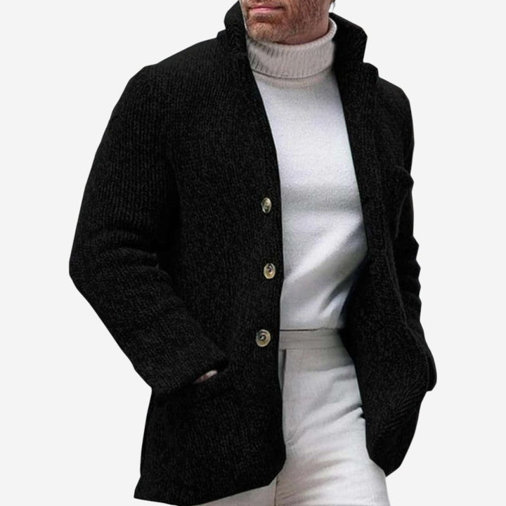 Womens Chunky Knit Cardigan Relaxed Fit - BritishMode