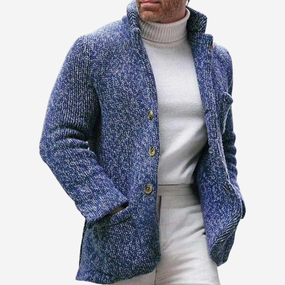 Womens Chunky Knit Cardigan Relaxed Fit