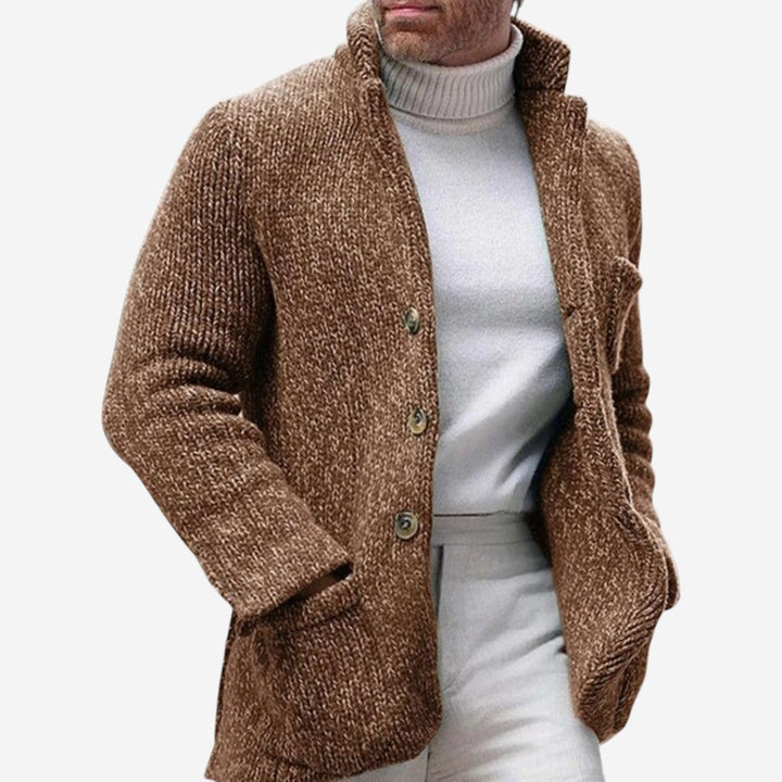Womens Chunky Knit Cardigan Relaxed Fit