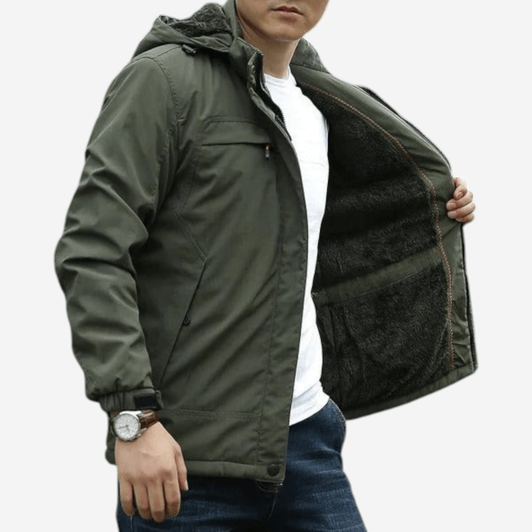 Unisex Hooded Winter Jacket Insulated Warm Fit - BritishMode